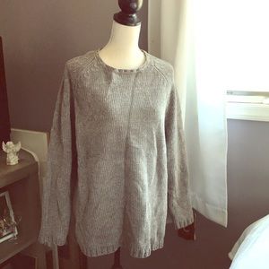 Oversized Long Sleeved Grey Sweater